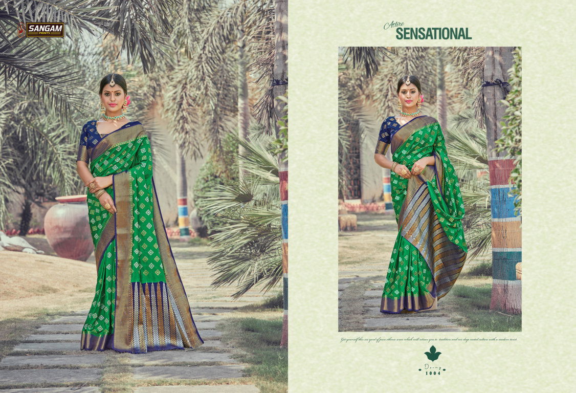 Sangam Asadhya Latest Fancy Designer  Festive Wear Pure Soft Silk Sarees Collection